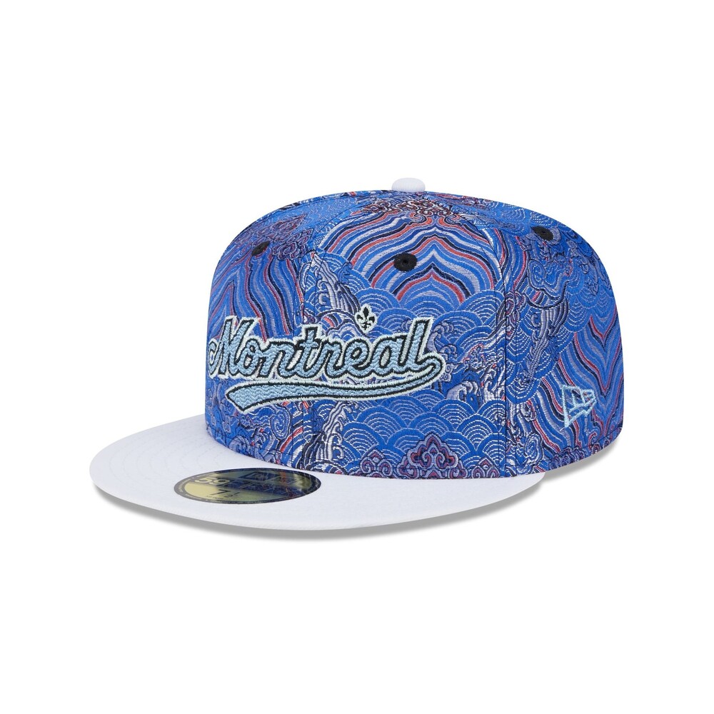 New Era Montreal Expos Wave Fill 59FIFTY Fitted Hat - Size 7